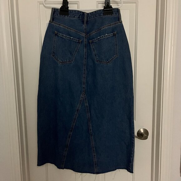 Old Navy High-Rise Secret-Slim Pockets Denim Skirt - Picture 2 of 6